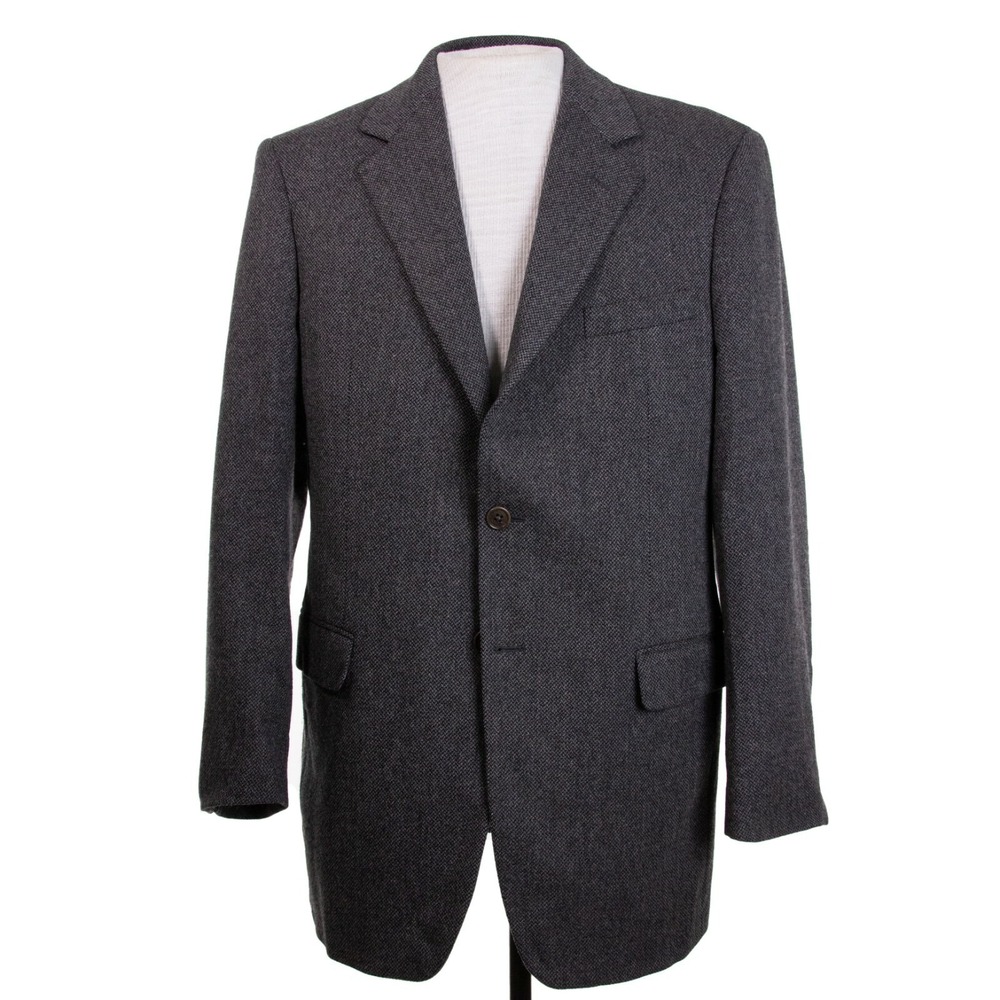 Brooks Brothers Mens 39R Gray Wool Sport Coat 2 Button